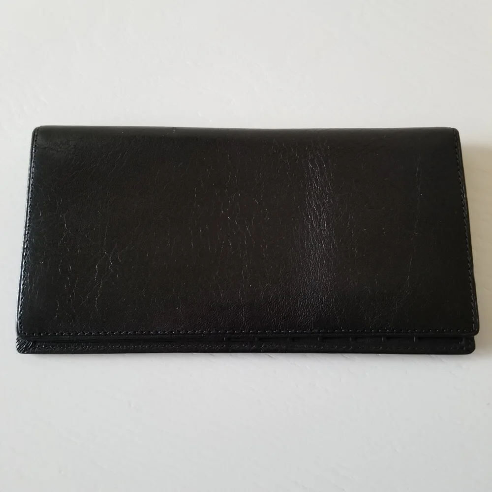 Osgoode Marley Coat Pocket Secretary Leather Wallet